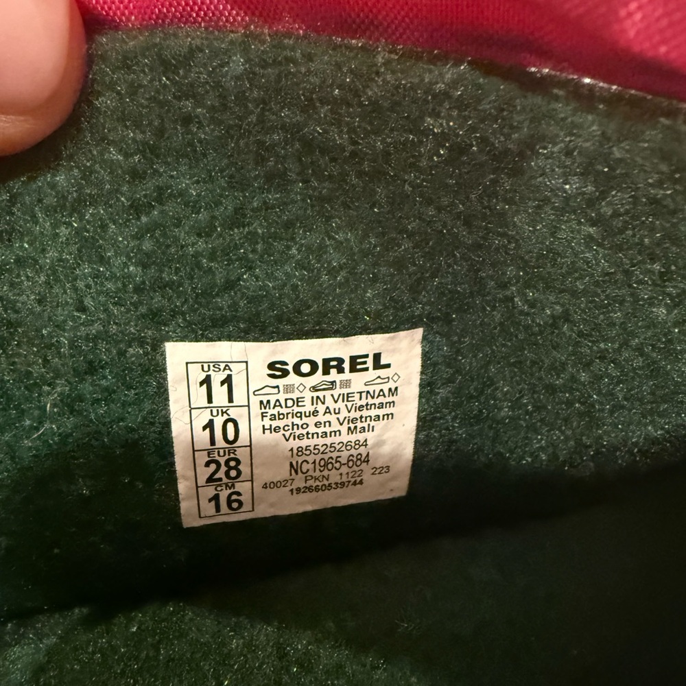 Sorel Kids Pink & Black Snow Boots – Size 11 (Brand New) - Picture 5 of 5